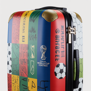 Juego <span class=keywords><strong>de</strong></span> Maletas <span class=keywords><strong>de</strong></span> Diseño Personalizado para el Mundial 2026, <span class=keywords><strong>Maleta</strong></span> Rígida con Ruedas y Logotipo del Equipo, Bolsa <span class=keywords><strong>de</strong></span> Viaje Personalizada para Fanáticos del Fútbol - Product Image 6