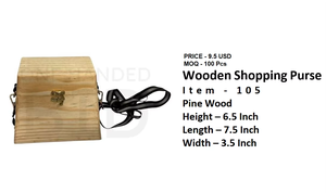 Sac à main en bois unique pour femmes en bois naturel, parfait pour faire du shopping ou voyager quotidiennement en Inde - Product Image 5