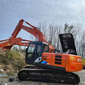 Excavatrice sur chenilles Hitachi ZX210 d'occasion, 21 tonnes, importée du Japon, avec moteur, hydraulique et pompe – Vente Flash - Product Image 4