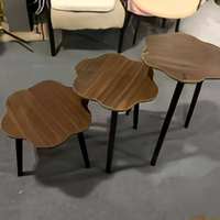 Table basse moderne nordique en bois massif durable avec garantie d'un an pour la maison, les petits appartements, le salon, la chambre, l'angle du canapé