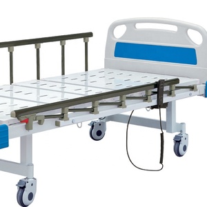 HFMED HF-821 fabrika 2 fonksiyon elektrikli ayarlanabilir ICU hasta yatağı çelik motorlu tıbbi hastane yatakları - Product Image 4