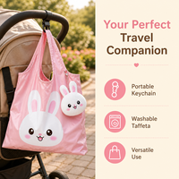 Mini porte-clés en peluche portable, jouet en peluche personnalisé en tissu doux pour la décoration de sacs de voyage