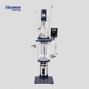 Стеклянный реактор с цифровым дисплеем и контролем температуры - Product Image 2