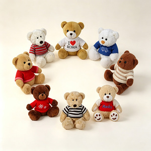 Peluche Orsetto Teddy Bear Hello e Gattino Imbottito per Bambini - Product Image 3