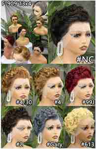 Vente flash Chioma pour boucles, cheveux 100% humains pour perruque, dentelle transparente 13x4, noir naturel, longueur courte, sans colle - Product Image 6