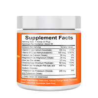 Poudre de boisson énergétique à l'orange, électrolytes, vitamines, hydratation rapide, sans sucre, mélange de boisson hydratante, supplément sportif, alternative aux boissons