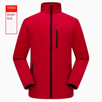 Veste tactique imperméable à col montant, personnalisable avec logo, de troisième génération, en softshell, pour équipe, vêtement de travail monocouche