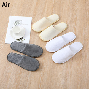 Customized Luxury Coral Fleece Room <strong>Slippers</strong> Closed Toe Disposable Soft <strong>Slipper</strong> Hotel Amenities - Product Image 3