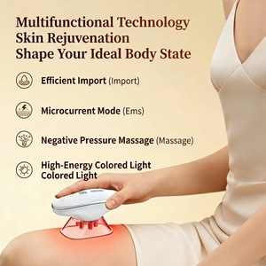 <span class=keywords><strong>Appareil</strong></span> professionnel multifonctionnel de soin corporel quatre-en-un à micro-courant et aspiration sous vide pour l'amélioration de la texture de la peau et le raffermissement - Product Image 3
