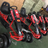 QIQU - Go Kart Comercial de Diseño Tándem de 200x100x70cm para Exteriores, para Lugares con Alto Tráfico, Resistente, con Capacidad para 120 kg