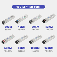 Module émetteur-récepteur optique SFP+ monomode 10G LR/SR/ER/ZR CWDM/DWDM BIDI compatible avec Huawei Cisco