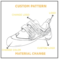 Chaussures d'escalade pour hommes personnalisées par le fournisseur, de haute qualité, professionnelles, confortables et originales pour l'extérieur