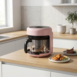 <span class=keywords><strong>Friteuse</strong></span> <span class=keywords><strong>à</strong></span> air 2,1 litres (2L) sans huile, mini-<span class=keywords><strong>friteuse</strong></span> <span class=keywords><strong>électrique</strong></span> portable pour appartement - Product Image 1