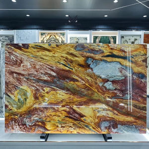 Dessus de vanité en marbre naturel Surface polie résistante à l'eau pour les salles de bains modernes et les projets de rénovation de villas de luxe - Product Image 1