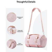 Mini sac de sport et de yoga, sac de voyage, sac de week-end, sac fourre-tout, sac de danse, sac de fitness pour femme, avec compartiment pour tapis de yoga