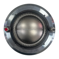 Tweeter Neodymium QIAHAI AUDIO 3 Inch N48 Baru, Throat 2 Inch, Voice Coil 3 Inch, 120W RMS, 1.5kHz, Diafragma Titanium Profesional