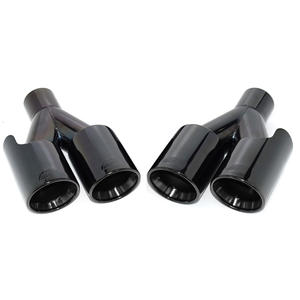 Voor Bmw Hoge Kwaliteit 304 Roestvrij Staal <span class=keywords><strong>M</strong></span> Prestatie Dual Tail Pipe Universele Auto Uitlaat Tip 4 Outlets Decoratief Op Maat - Product Image 6