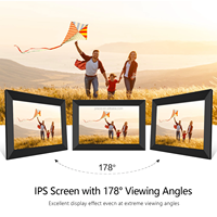 Cadre photo numérique de haute qualité Android WiFi 10 10.1 pouces Smart Gallery avec station météo