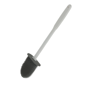 Hoge Kwaliteit Muur Gemonteerd 3 In 1 Toiletpot Borstel Siliconen Toiletborstelset Voor Badkamerreiniging - Product Image 3