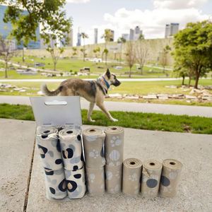 Custom Eco-Friendly Biodegradable Cornstarch <b>Compostable</b> Dog Poop Bags Pet Waste Disposal - Product Image 1