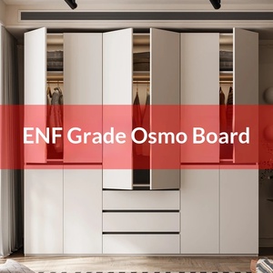 Armoire moderne et pratique en <span class=keywords><strong>OSB</strong></span> avec portes sectionnelles à charnières pour chambre à coucher, produit fini, rangement spacieux pour usage domestique - Product Image 3