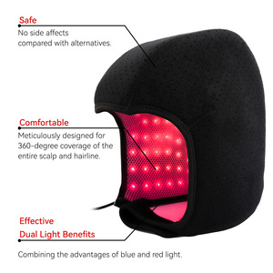 Gorro Profesional de Terapia de Luz Roja LED para el Cuidado del Cuero Cabelludo, 164 LED, Diseño de Cobertura Total - Product Image 2