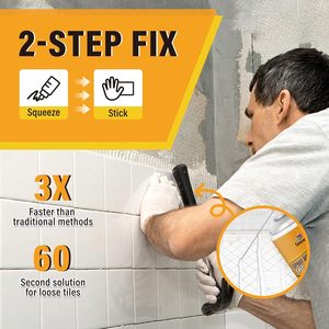 Pegamento Acrílico en Aerosol Especializado <span class=keywords><strong>para</strong></span> Reparación de Azulejos, <span class=keywords><strong>Adhesivo</strong></span> en Aerosol <span class=keywords><strong>para</strong></span> Azulejos, Cerámica, Porcelana, Mármol, Piedra, Madera, <span class=keywords><strong>Piso</strong></span>, Metal, Tela - Product Image 5