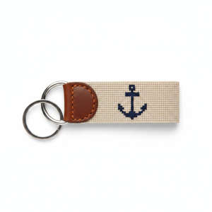 Llavero de metal con diseño de punto de cruz multipatrón, logotipo personalizado, anillo de llavero dividido, regalo promocional para pesca al aire libre - Product Image 2