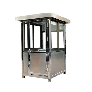 Caseta de seguridad de acero inoxidable, sistema de estacionamiento, caseta móvil fabricada en Shanghái para uso en estacionamientos - Product Image 1