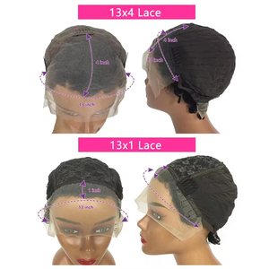 Perruque Courte Bouclée Pixie Cut avec Dentelle Frontale 13x4, Perruques Courtes Bob en <span class=keywords><strong>Cheveux</strong></span> Humains P427 avec Dentelle HD pour <span class=keywords><strong>Femme</strong></span>, 100% <span class=keywords><strong>Cheveux</strong></span> Humains - Product Image 6