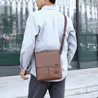 Bolso Bandolera de Alta Calidad, Material de Cuero PU, Bolso Cruzado, Bolso de Mensajero para Negocios