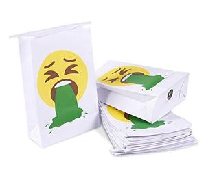 Bolsa de Papel para Enfermedad Desechable con Impresión Personalizada, Bolsa de Papel para Enfermedad Aérea - Product Image 3