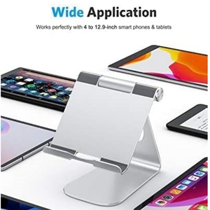 GREATYYT supporto per Tablet e telefono in alluminio regolabile per Desktop-portatile e pieghevole, compatibile con iPhone e <span class=keywords><strong>iPad</strong></span> - Product Image 4