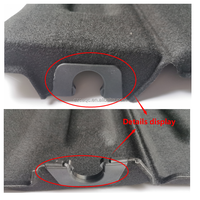 Planche de coffre arrière noire compatible avec Mazda CX-30 CX30 2020 2021 2022 2023 Accessoires de sécurité