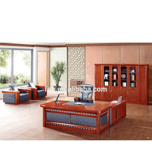 Luxury Wooden Office Furniture Manager <strong>Desk</strong> /executive <strong>Desk</strong> <strong>Solid</strong> <strong>Wood</strong>(FOH-A73221) - Product Image 3