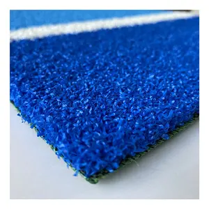 Blue 15mm High Quality Dense Durable Outdoor Panoramic Padel Tennis Court Artificial Grass