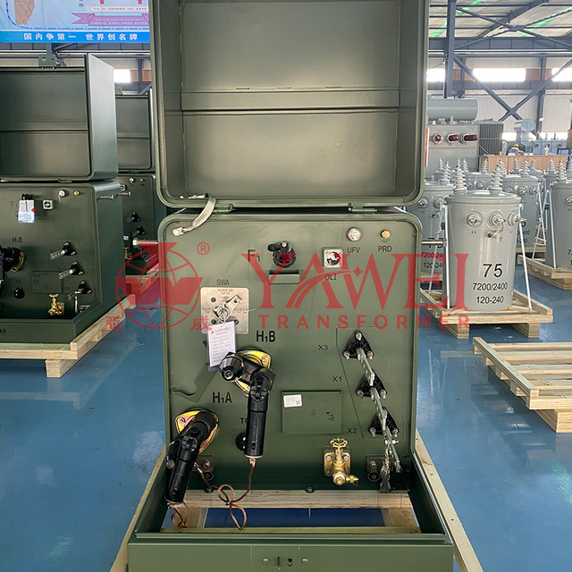 10-350kVA Single-Phase Pad Mounted Transformer with 12.47/13.8/24.94/34.5KV Output for Distribution System 6KV Input &35KV Input