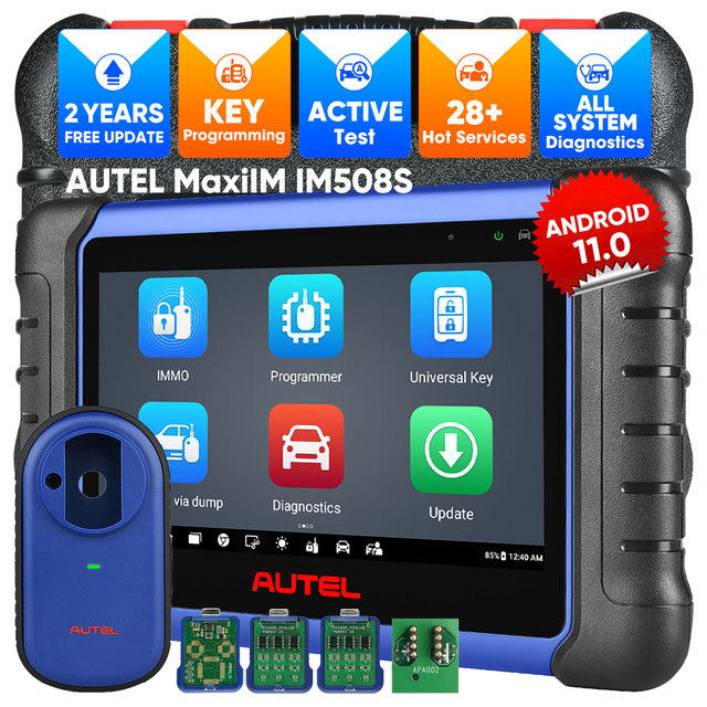 Autel Maxiim IM508S Smart Car Key Programmer XP200 IKEY Programming Cope Machine Altar IM508 OBD2 Scanner Diagnostic Tool