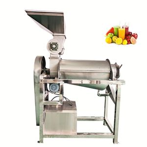 Extracteur de jus de fruits à froid en acier inoxydable grande capacité avec moteur haute efficacité pour usage industriel en usine de transformation de fruits - Product Image 1