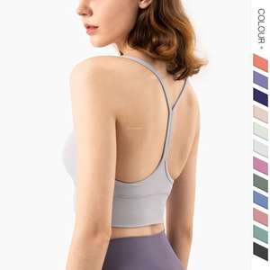 Nueva ropa interior deportiva Lulu con correas finas Y estilo Lulu Yoga Chaleco con el mismo estilo de correas <span class=keywords><strong>push</strong></span>-<span class=keywords><strong>up</strong></span> Fitness Lulu Sports Bra - Product Image 3