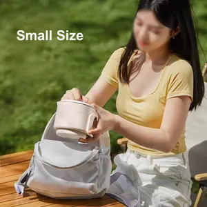 Electric Foldable Kettle 800ml Multifunction Mini Collapsible Outdoor Portable Travel Folding Electric Travelling Folding Kettle
