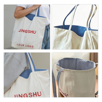 Sac fourre-tout en toile à rayures réversibles personnalisable, à compartiment unique, avec longue poignée, écologique, pour les vacances à la plage