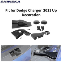 6 pièces, protection de moteur de voiture, capot latéral anti-poussière en ABS, décoration et protection pour Dodge Charger 2011+