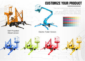 עצמי מונע חומר בנייה להרים nacelle traule נגרר הידראולי בום להרים גרירה קרוון מעלית ג 'יב - Product Image 3