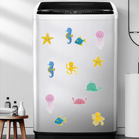 Xuri mer océan Stickers muraux décoration pour maison maison salon enfants chambre salle de bain toilette vinyle décalcomanies décor Mural