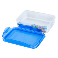 Boîte de stockage alimentaire en plastique écologique 600ML sans BPA avec serrure hermétique pour micro-ondes