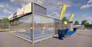 15mm Grass Exito One-Stop ServiceTennis Padel Artificial Grass Customized Tennis Court Pista De Tenis