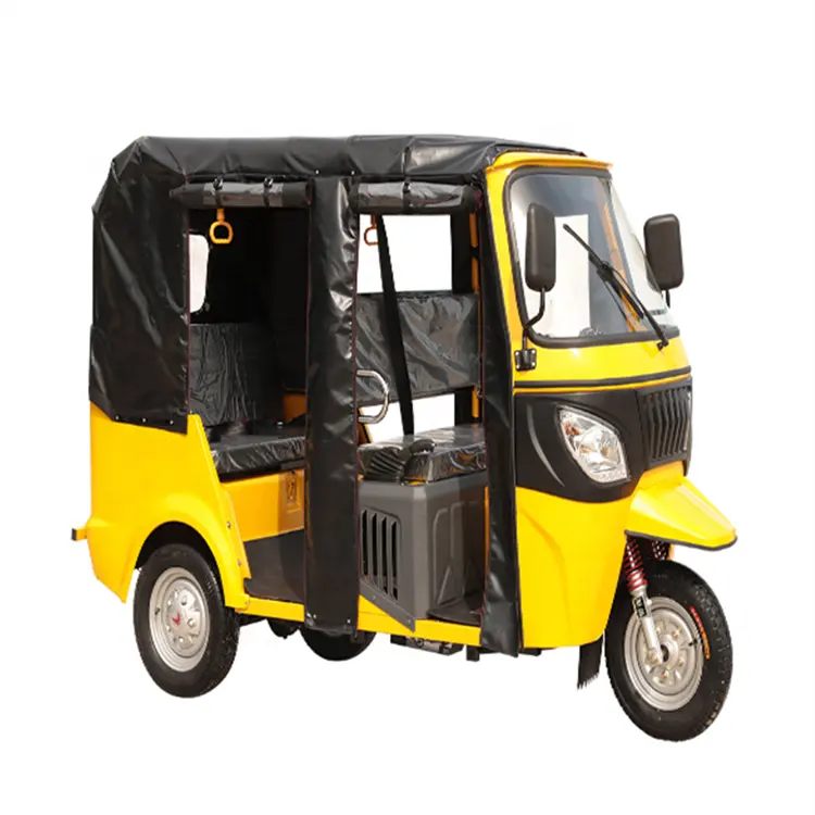 Good Quality Electric Passenger Tricycle Rickshaw Gasoline Tuk For Adults