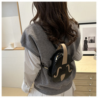 Impermeable lindo mujeres niñas Kawaii personalizado Itabag PU cuero claro Pin pantalla escuela Cosplay mochila personalizada ITA bolsa