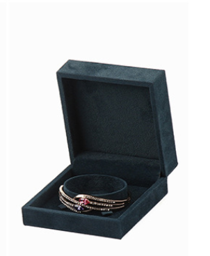 Boîte bracelet bleu foncé